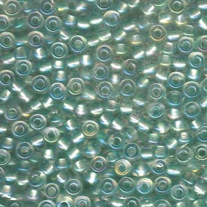 6/0 Miyuki Seed #3642 Pearlized Pale Mint Crystal AB 20g