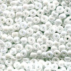 6/0 Miyuki Seed Beads #0420 Ceylon White Pearl 20g