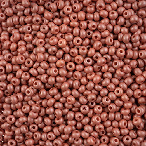 6/0 Czech Seed Beads #125 Permalux Light Brown 24g