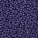 6/0 Czech Seed Beads #134 Permalux Dark Violet 24g