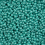 6/0 Czech Seed Beads #135 Permalux Mint 24g