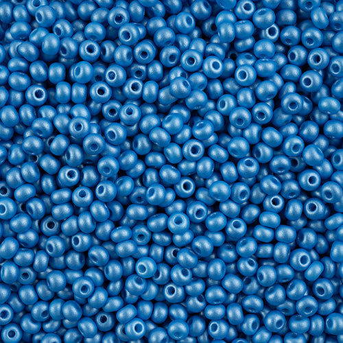 8/0 Czech Seed Beads #059 Permalux Light Blue 22g