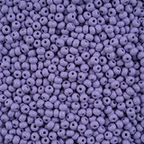 8/0 Czech Seed Beads #075 Permalux Matte Lavender 22g