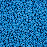 8/0 Czech Seed Beads #081 Permalux Matte Light Blue 22g