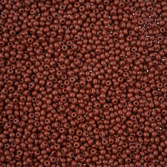 11/0 Czech Seed Beads #43146 Permalux Brown 23g