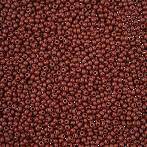 10/0 Czech Seed Beads #137 Permalux Brown 22g