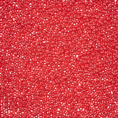 11/0 Czech Seed Beads #43147 Permalux Red 23g