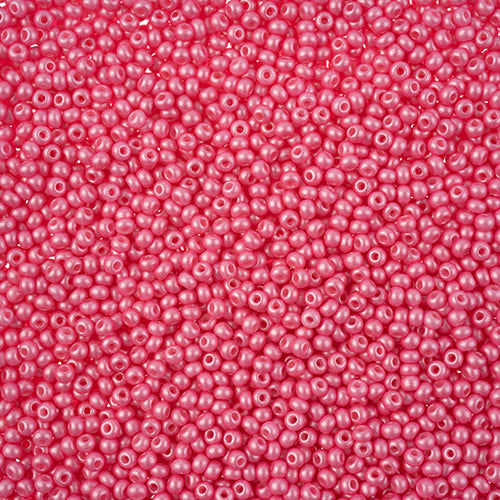 10/0 Czech Seed Beads #140 Permalux Light Pink 22g