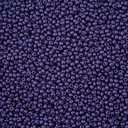 11/0 Czech Seed Beads #43154 Permalux Dark Violet 23g