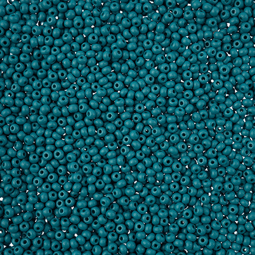 11/0 Czech Seed Beads #43157 Permalux Teal 23g