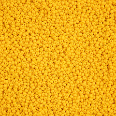 11/0 Czech Seed Beads #43163 Permalux Matte Dark Yellow 23g