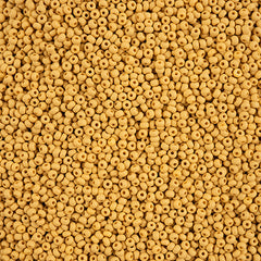 10/0 Czech Seed Beads #155 Permalux Matte Yellow-Brown 22g