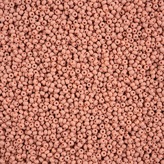 11/0 Czech Seed Beads #43167 Permalux Matte Light Brown 23g