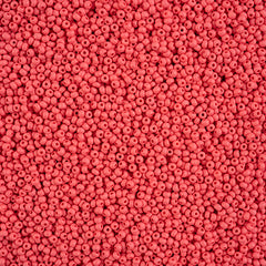 11/0 Czech Seed Beads #43169 Permalux Matte Red 23g