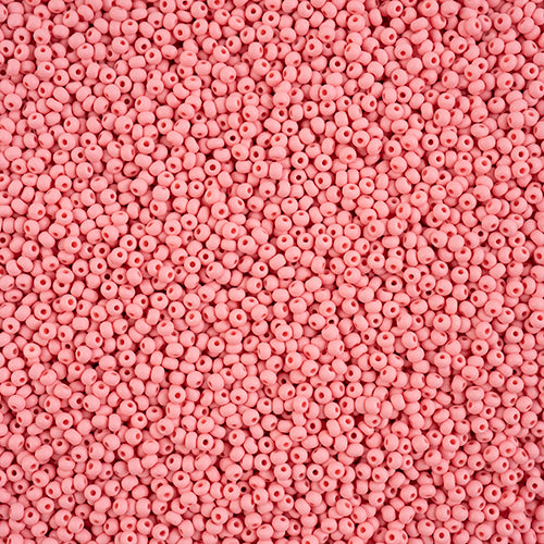 11/0 Czech Seed Beads #43170 Permalux Matte Pink 23g