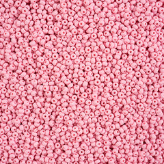 10/0 Czech Seed Beads #162 Permalux Matte Light Pink 22g