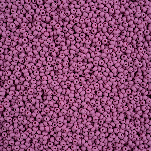 10/0 Czech Seed Beads #165 Permalux Matte Purple 22g