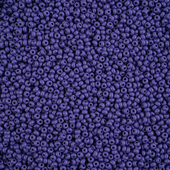 11/0 Czech Seed Beads #43176 Permalux Matte Dark Violet 23g