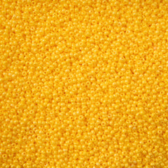 11/0 Czech Seed Beads #43201 Bright Yellow Sfinx Terra 23g