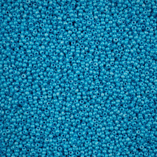 11/0 Czech Seed Beads #43212 Bright Blue Sfinx Terra 23g