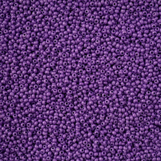 11/0 Czech Seed Beads #43222 Bright Grape Purple Sfinx Terra 23g