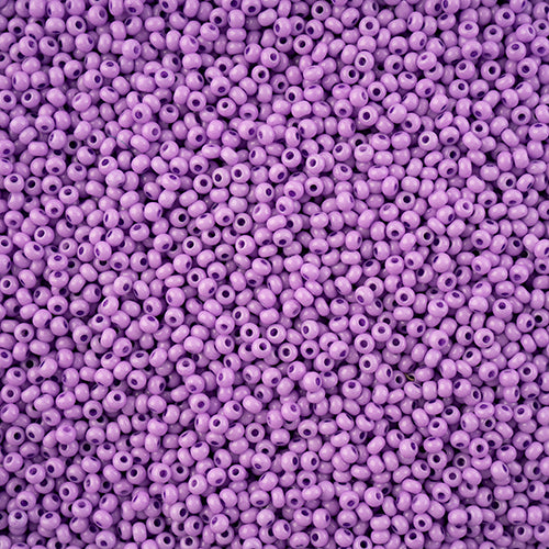 11/0 Czech Seed Beads #43242 Op Grape Chalk Solgel 23g