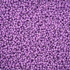 11/0 Czech Seed Beads #43242 Op Grape Chalk Solgel 23g