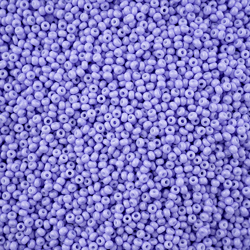 11/0 Czech Seed Beads #43243 Op Purple Chalk Solgel 23g