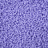 11/0 Czech Seed Beads #43243 Op Purple Chalk Solgel 23g