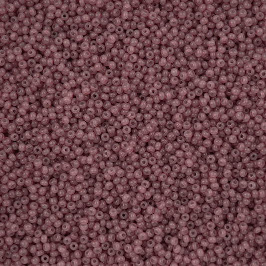 11/0 Czech Seed Beads #43261 Alabaster Lavender Solgel 23g