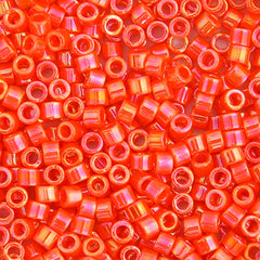 11/0 Delica Bead #0161 Opaque Orange AB 50g Bag