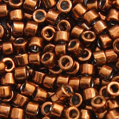 11/0 Delica Bead #0461 Tarnished Copper Nickel Plated 5.2g