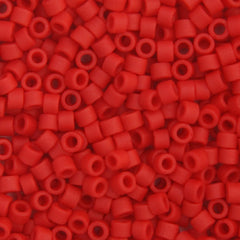 11/0 Delica Bead #0753 Red Matte 50g Bag