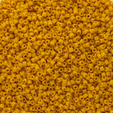 11/0 Delica Bead #2284 Frosted Glazed Canary Yellow 5.2g