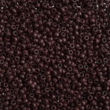 11/0 Miyuki Seed Beads #0419 Opaque Brown Currant 22g