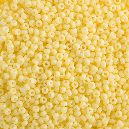 11/0 Miyuki Seed Beads #4451 Duracoat Lemon Silk 22g