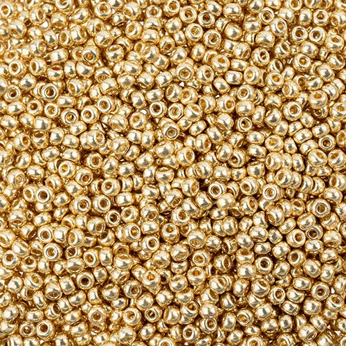 11/0 Miyuki Seed Beads #5101 Duracoat Bright Gold 22g