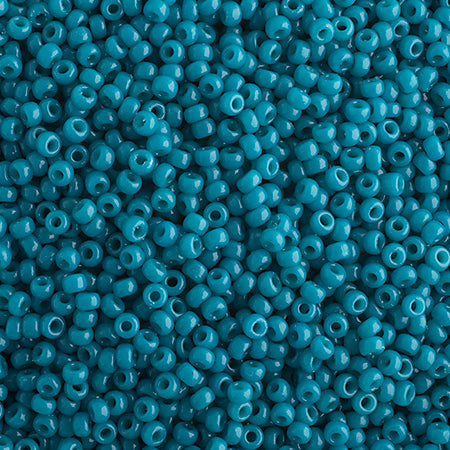 15/0 Miyuki Seed Beads #4483 Duracoat Tiffany Blue 22g