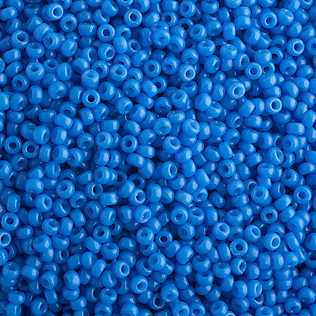 15/0 Miyuki Seed Beads #4484 Duracoat Cornflower Blue 22g