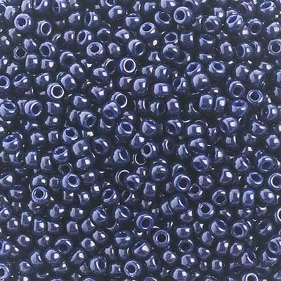 15/0 Miyuki Seed Beads #4494 Duracoat Indigo Navy Blue 22g