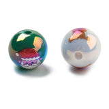 15mm Round Acrylic Christmas Bead Mix 5/pk