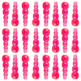 Stacked Fishing Beads 50/pk - UV Cerise