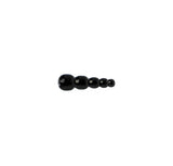 Stacked Fishing Beads 50/pk - Opaque Black