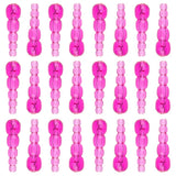 Stacked Fishing Beads 50/pk - Fuchsia