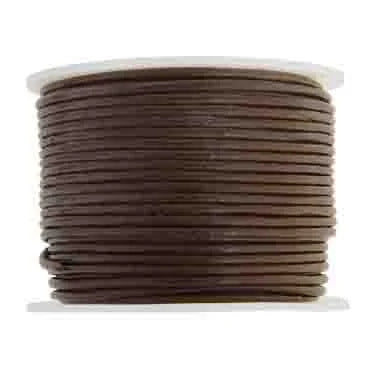 1.5mm Brown Leather Cord 25m