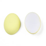 *Resin Cabochons, Oval 18mm Pastel Yellow 10/pk