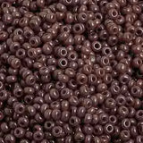 8/0 Czech Seed Beads #93310V Opaque Dark Red 22g