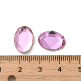 Rhinestone Cabochons, Oval 14x10mm Light Rose 4/pk