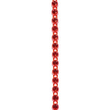 Crystal Lane Rhinestone Banding SS8 Red/Light Siam 10yd/pk