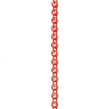 Crystal Lane Rhinestone Banding SS8 Tangerine/Crystal 10yd/pk